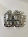 Silver foot pegs